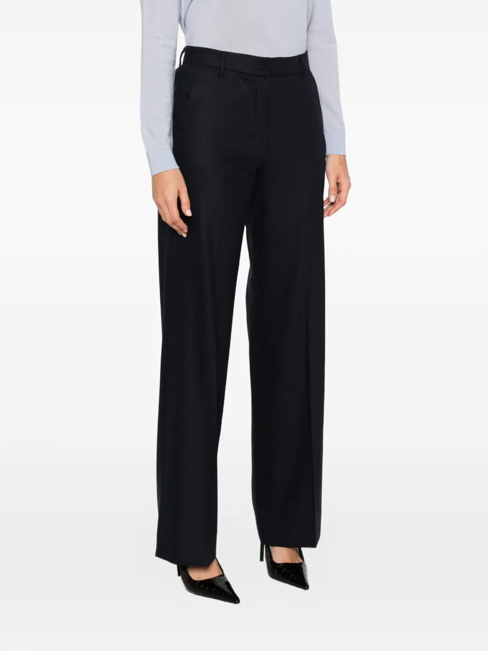 'S Max Mara Geplooide broek Blauw
