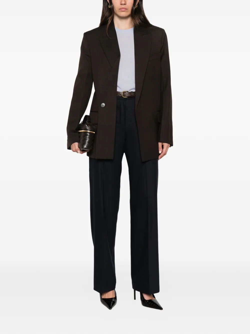 'S Max Mara Geplooide broek Blauw