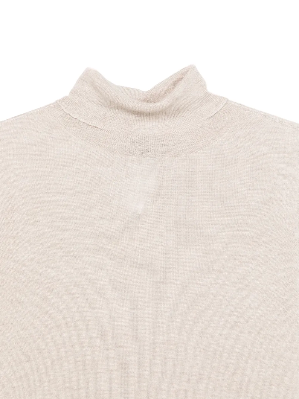 Fabiana Filippi Trui met hoge hals Beige