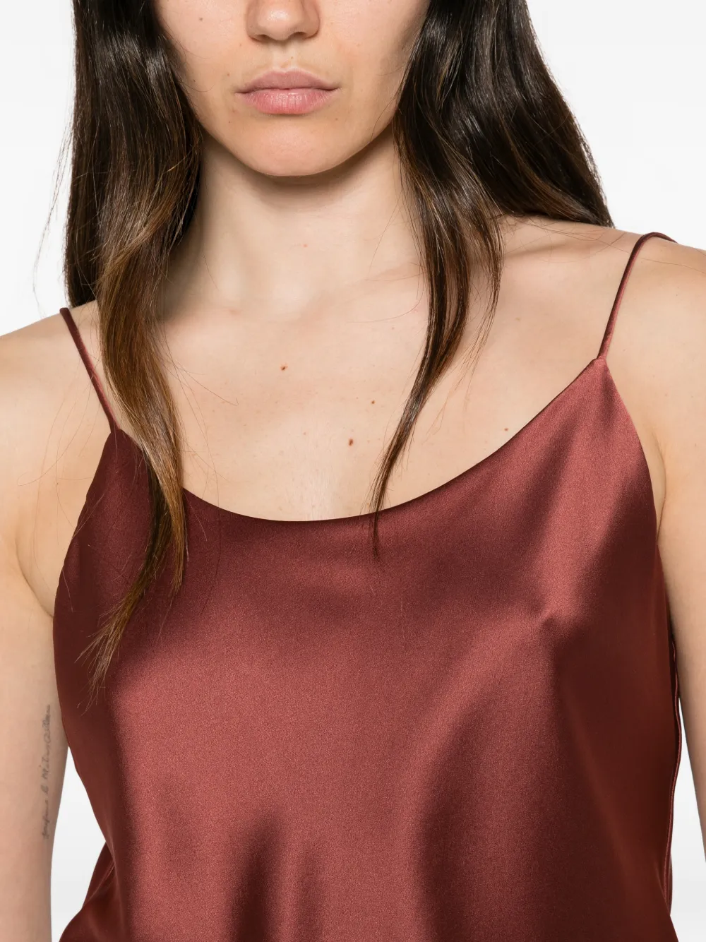 Max Mara Top met spaghettibandjes Roze