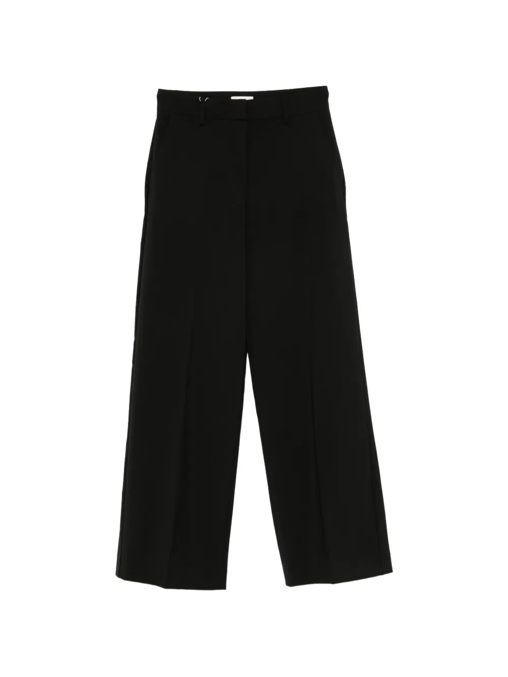 Weekend Max Mara Visivo pressed-crease wide-leg trousers - Nero