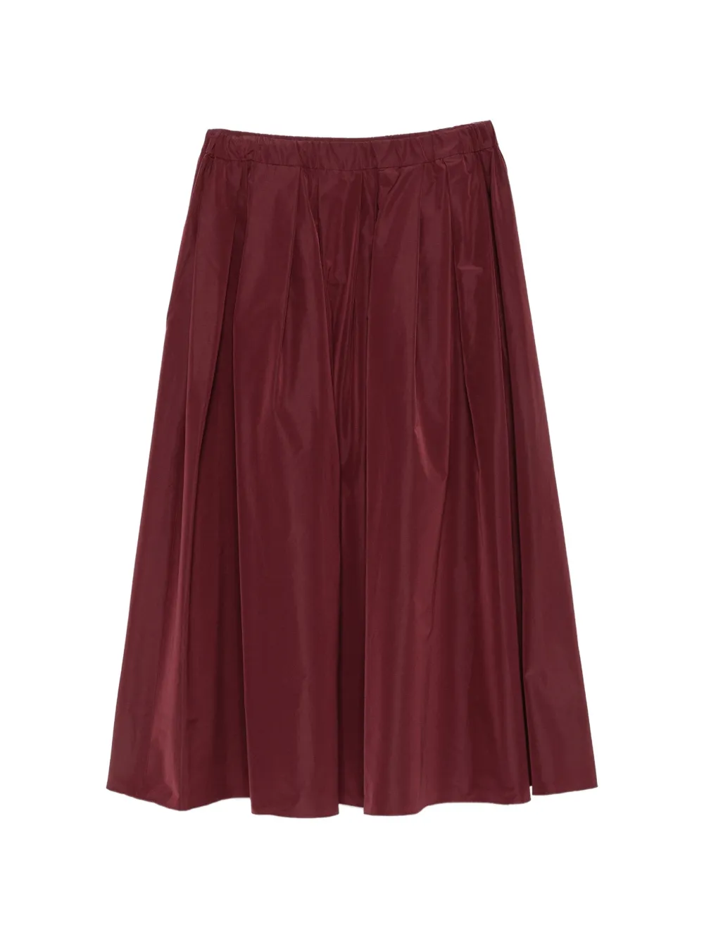 Weekend Max Mara pleated A-line maxi skirt - Rouge Weekend Max Mara pleated A-line maxi skirt - Rouge