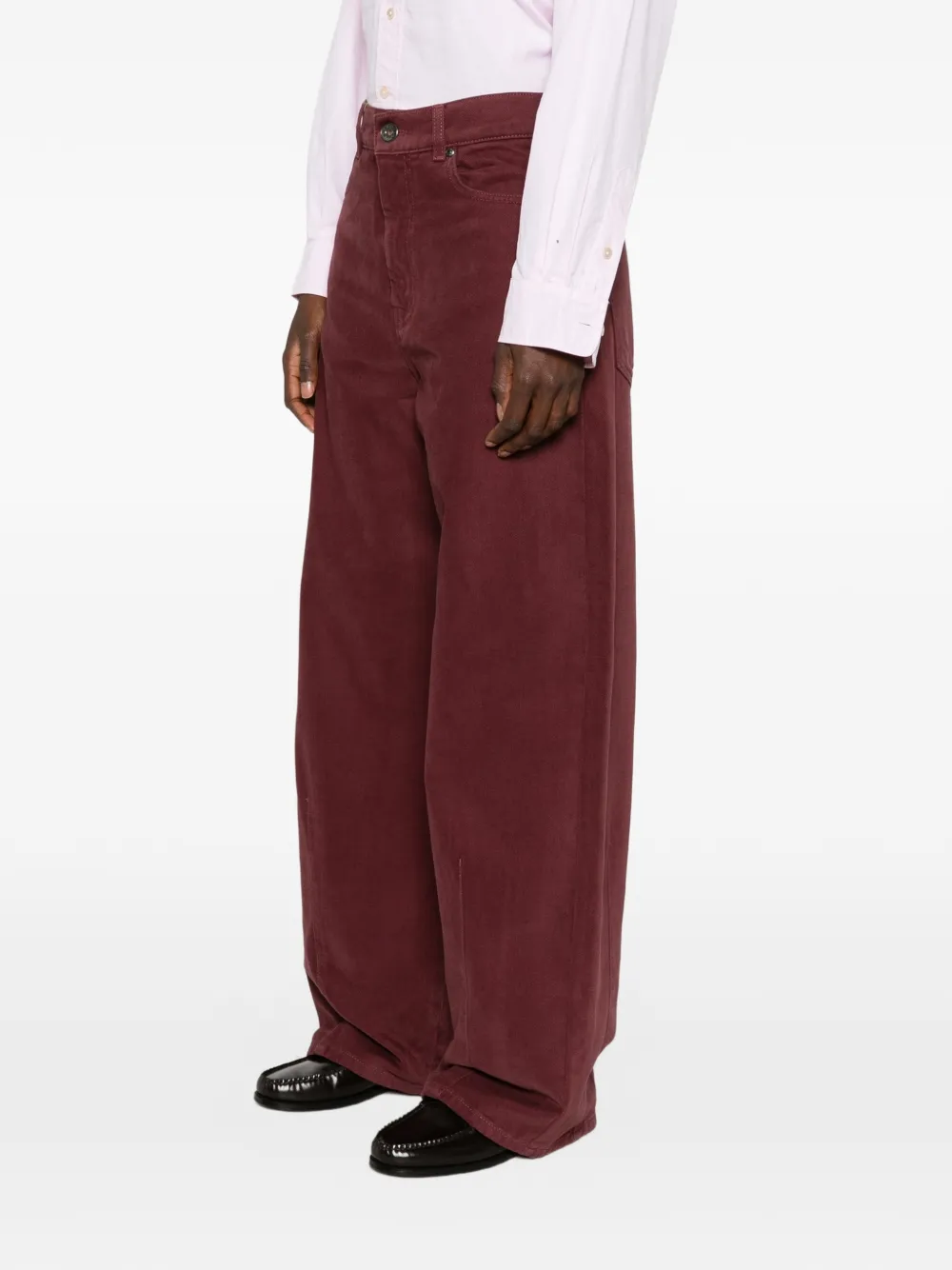Weekend Max Mara Ribfluwelen broek Bruin