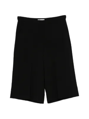 Enza Costa Twill Bermuda Shorts | Black | FARFETCH