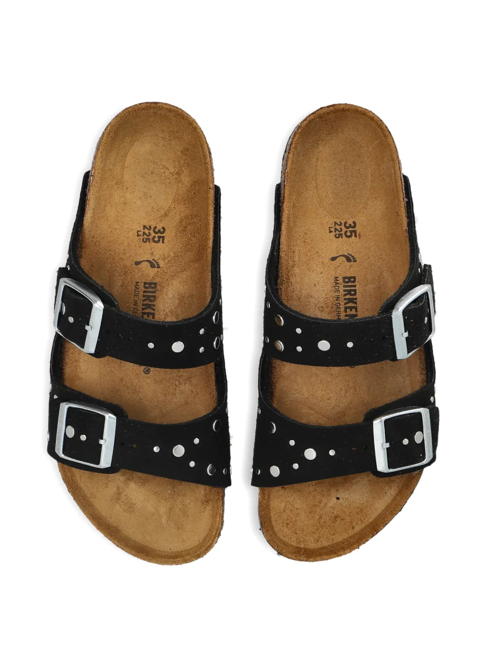 Birkenstock Kids Arizona Rivet Border sandals Zwart