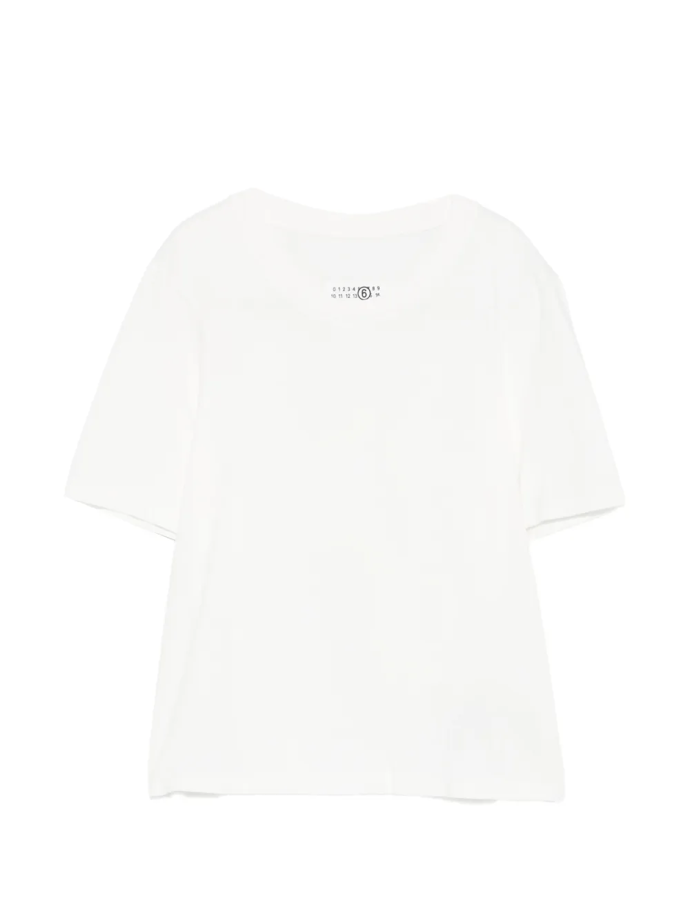 MM6 Maison Margiela logo-print T-shirt - Bianco