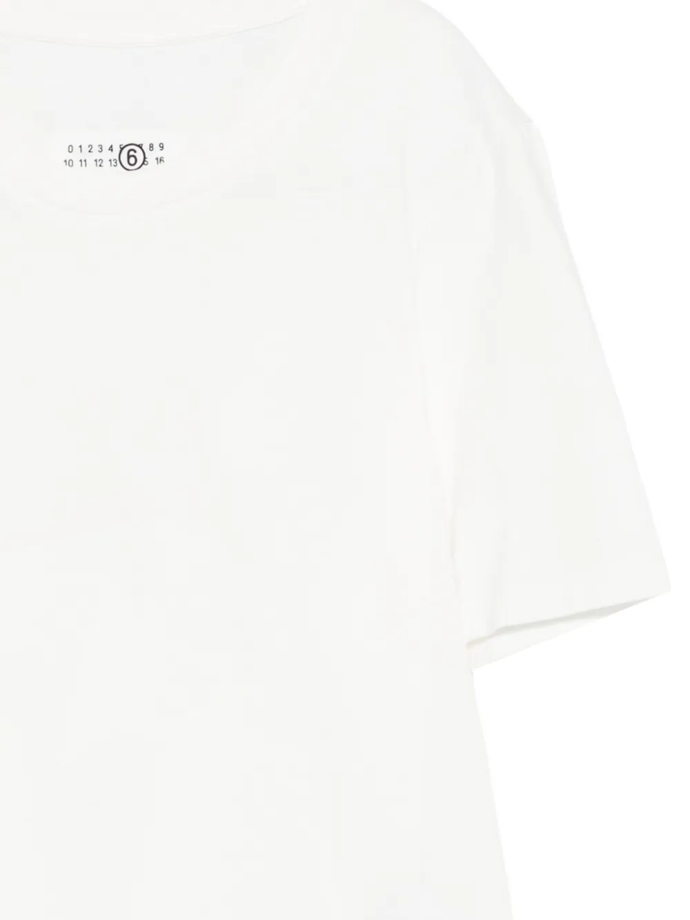 MM6 Maison Margiela T-shirt met logoprint Wit