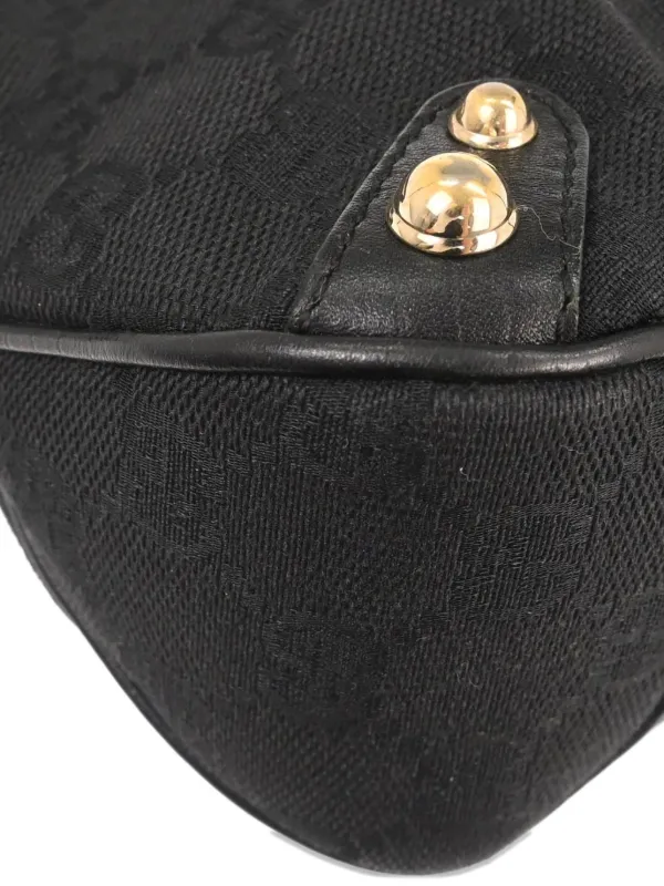 Gucci Pre-Owned 1990-2000s GG Horsebit Handbag | Black | FARFETCH