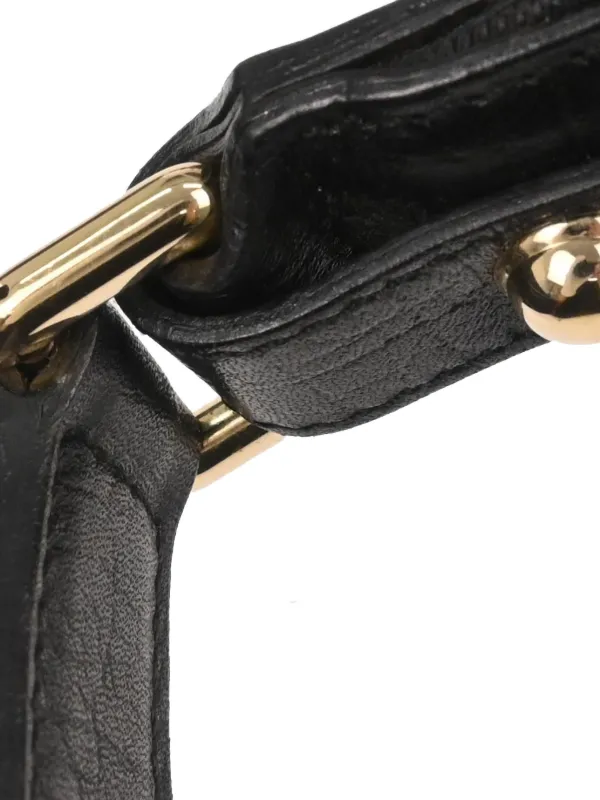 Gucci Pre-Owned 1990-2000s GG Horsebit Handbag | Black | FARFETCH