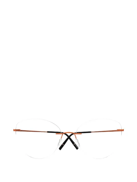 Silhouette Titan Minimal Art cat-eye frame glasses