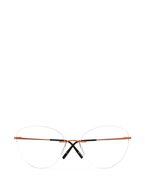 Silhouette Titan Minimal Art cat-eye frame glasses