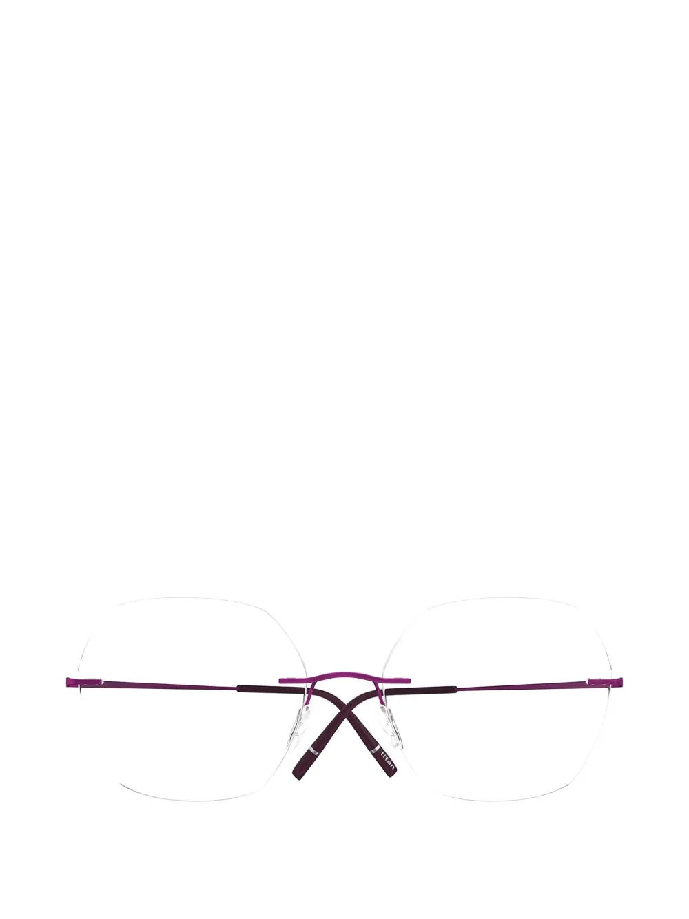 Silhouette Titan Minimal Art geometric-frame glasses - Viola