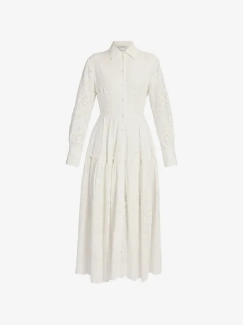 ERDEM embroidered shirt dress