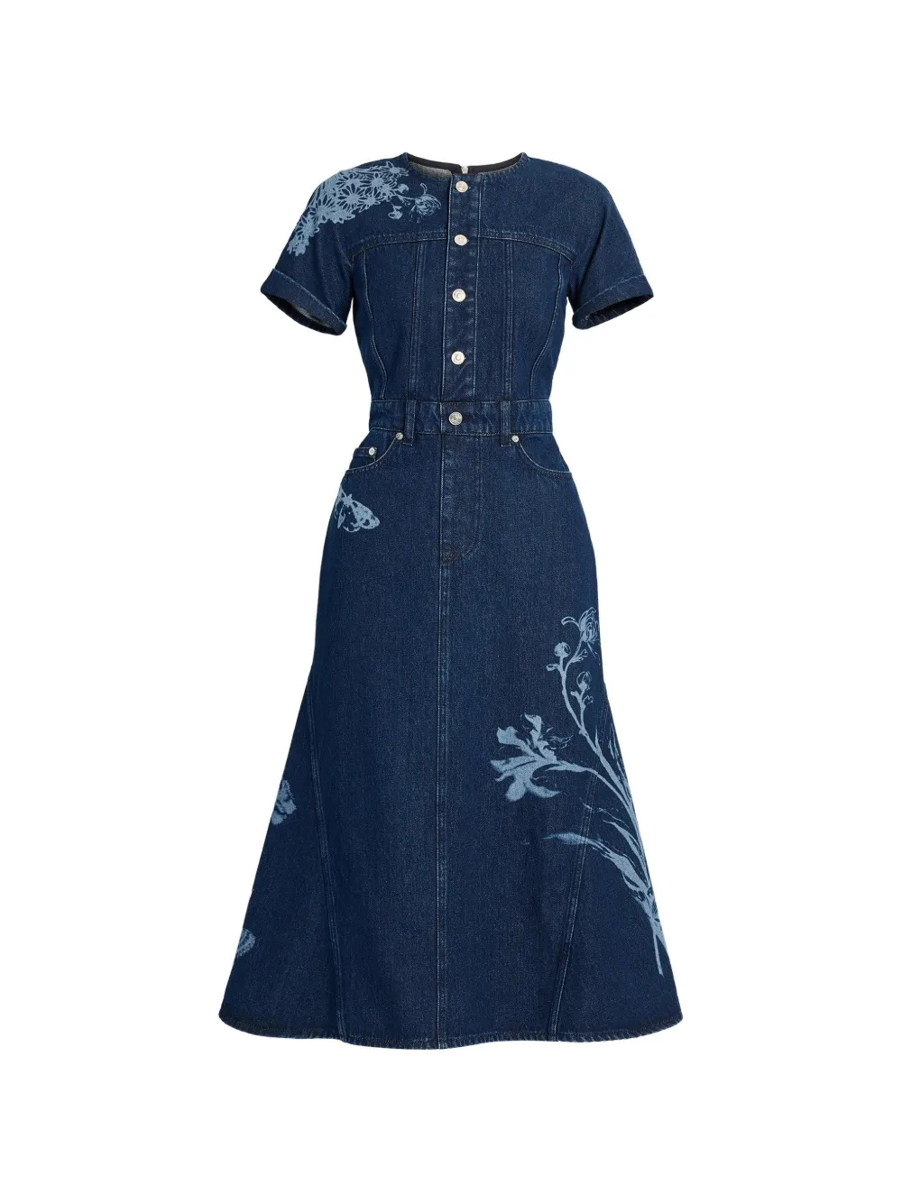 ERDEM floral-print short-sleeve dress