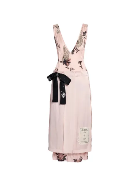 ERDEM embroidered floral-print dress