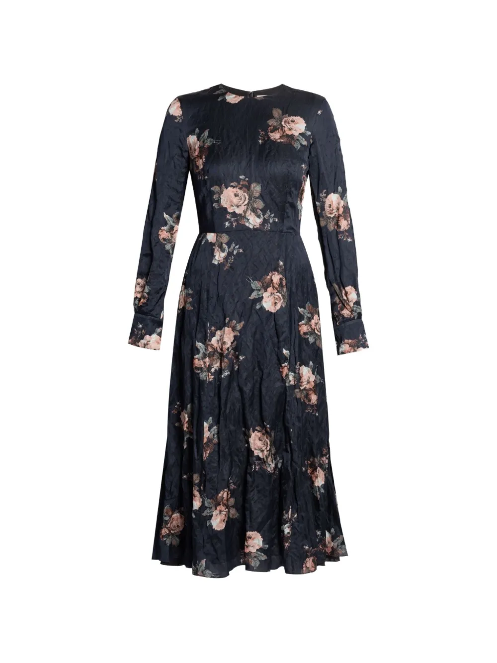 ERDEM floral-pattern textured dress