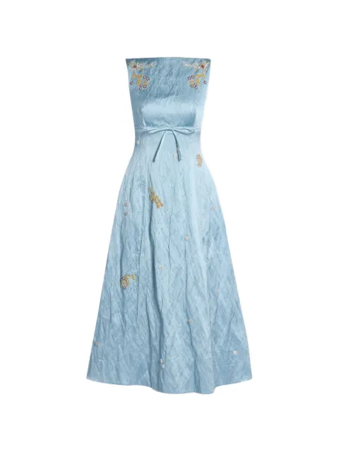 ERDEM embroidered textured dress