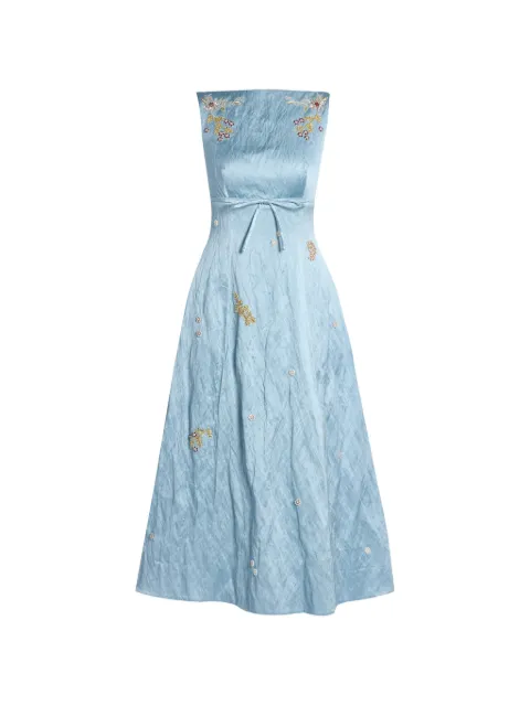ERDEM embroidered textured dress