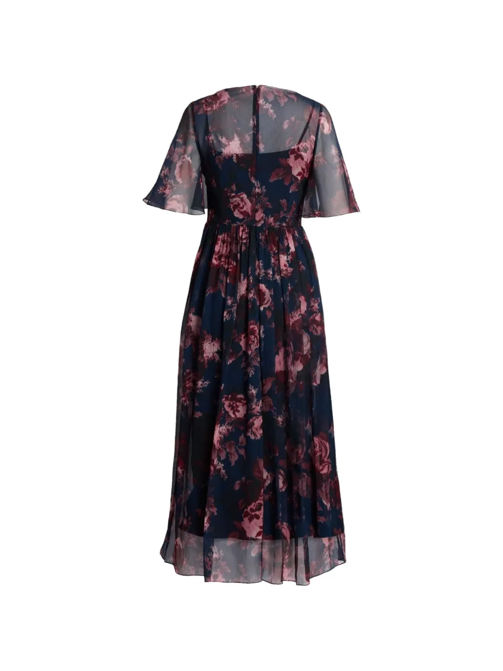 ERDEM floral-print dress Blauw