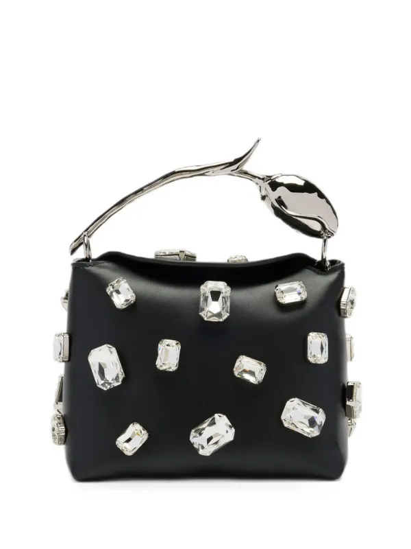 Erdem Bloom Mini Bag in Black
