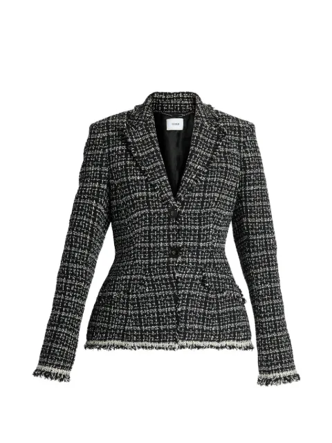 ERDEM tweed single-breasted blazer