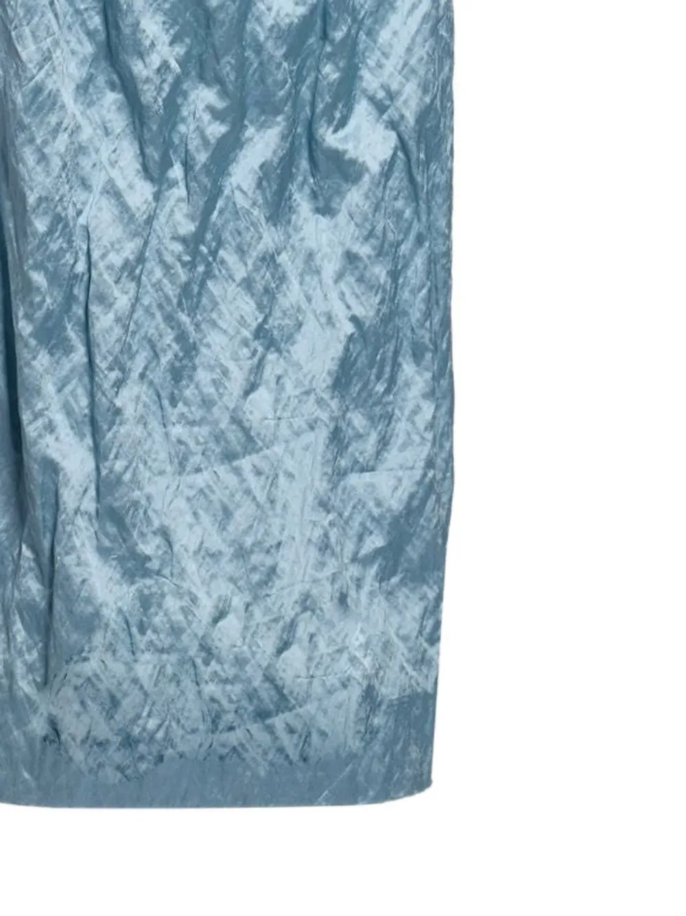 ERDEM embroidered draped gown Blauw