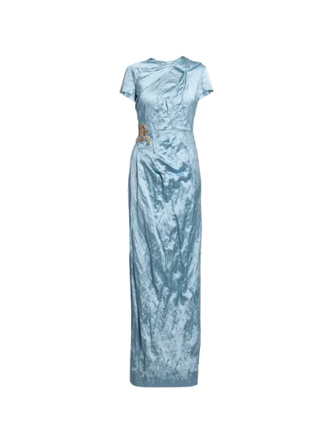 ERDEM embroidered draped gown