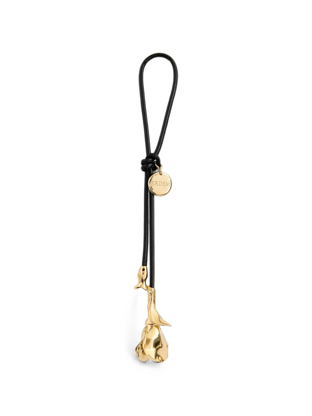 ERDEM Flora leather bag charm · OS