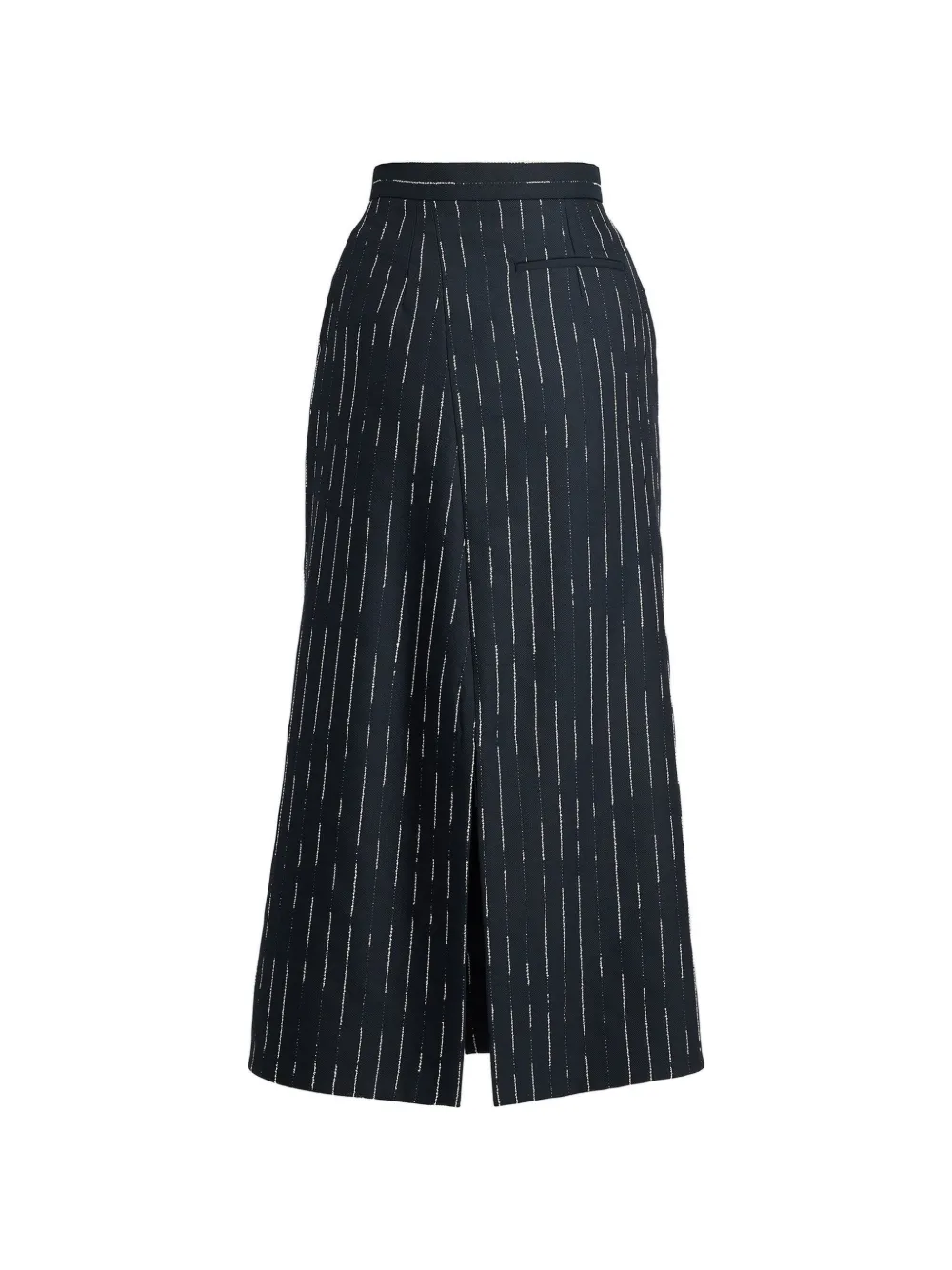 ERDEM Pinstripe-pattern Pencil Skirt in Blue, view 2