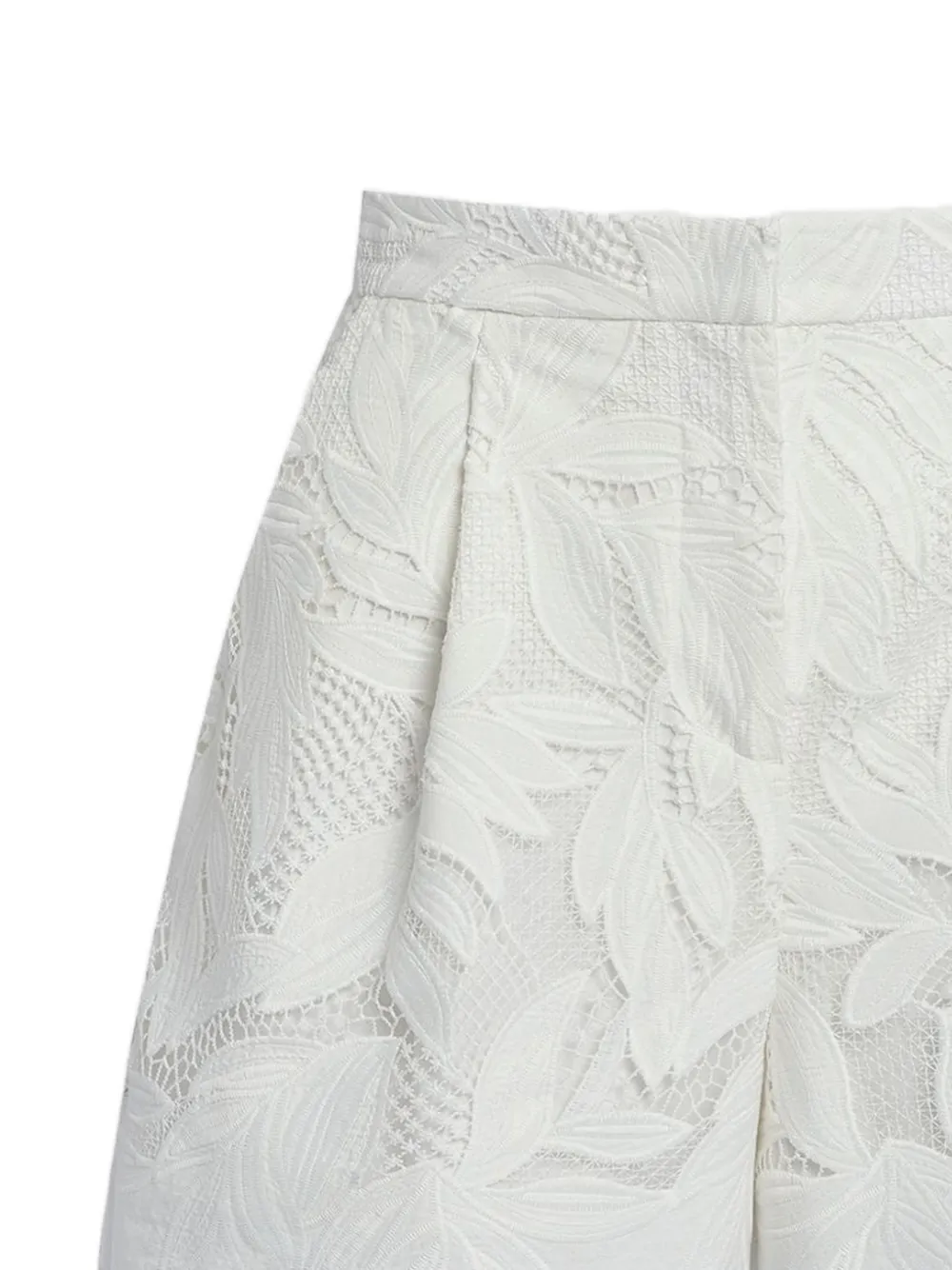 ERDEM Shorts met bloemenprint Wit