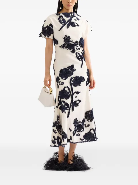 ERDEM fil coupé poplin dress