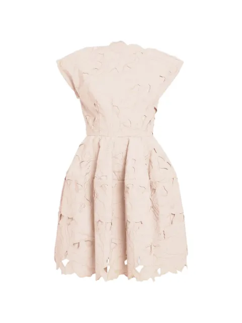 ERDEM vestido corto manga corta