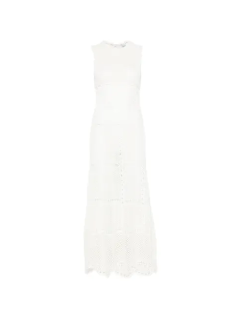 ERDEM crochet-knit midi dress
