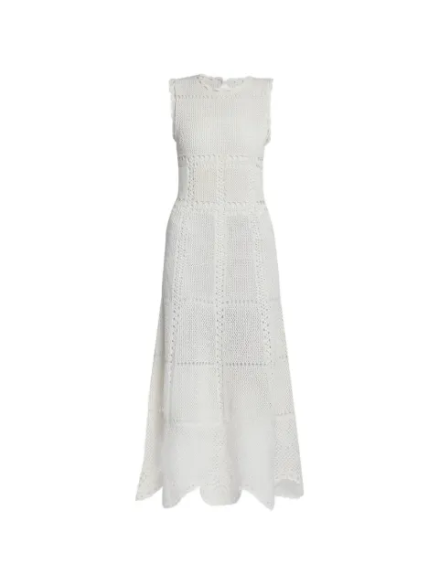 ERDEM crochet-knit midi dress