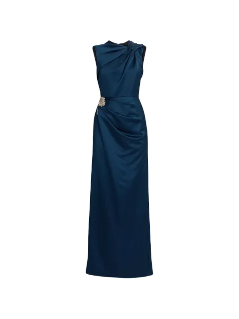 ERDEM embroidered satin gown