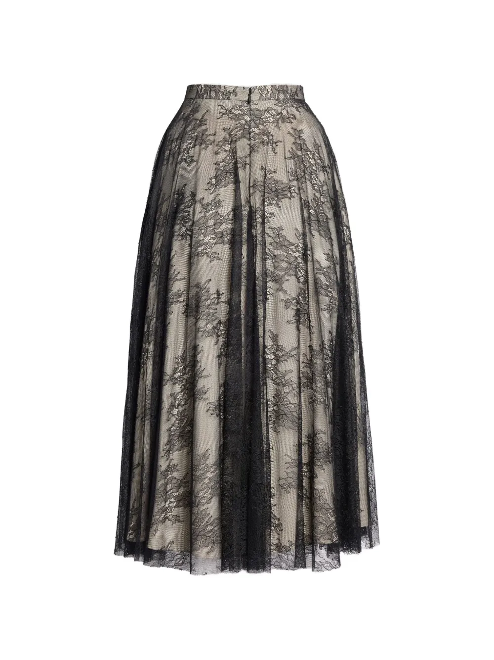 ERDEM Floral-lace A-line Skirt in Neutrals, view 2