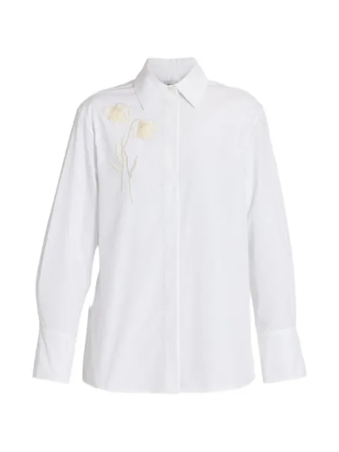 ERDEM embroidered long-sleeve shirt