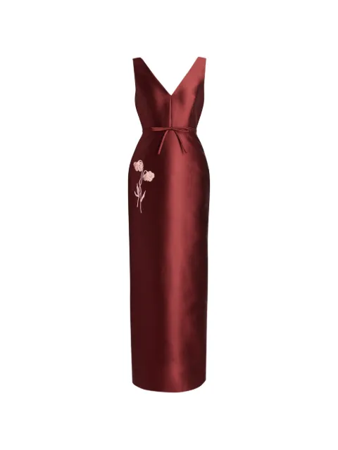ERDEM Mikado embroidered gown