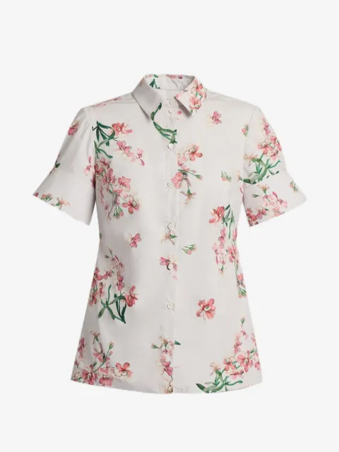 ERDEM floral-print short-sleeve shirt