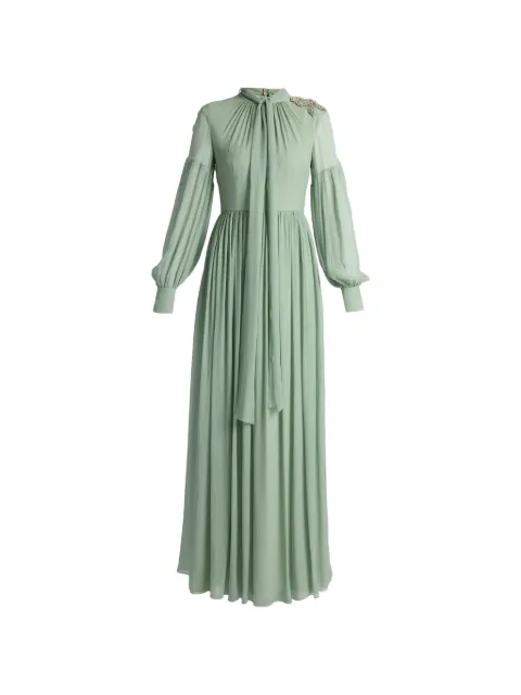 ERDEM embellished silk maxi dress