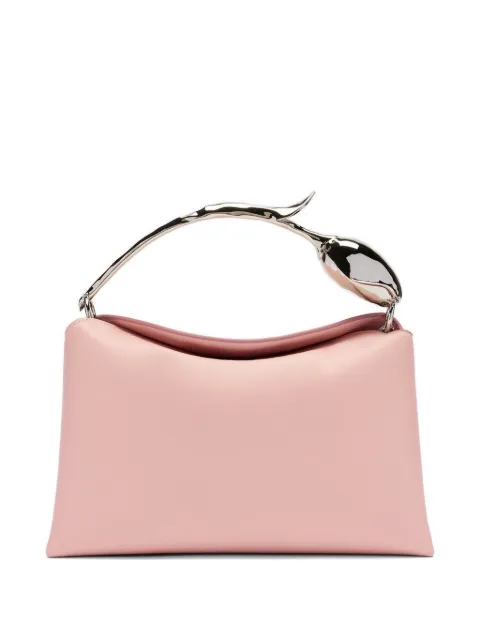 ERDEM midi Bloom leather tote bag