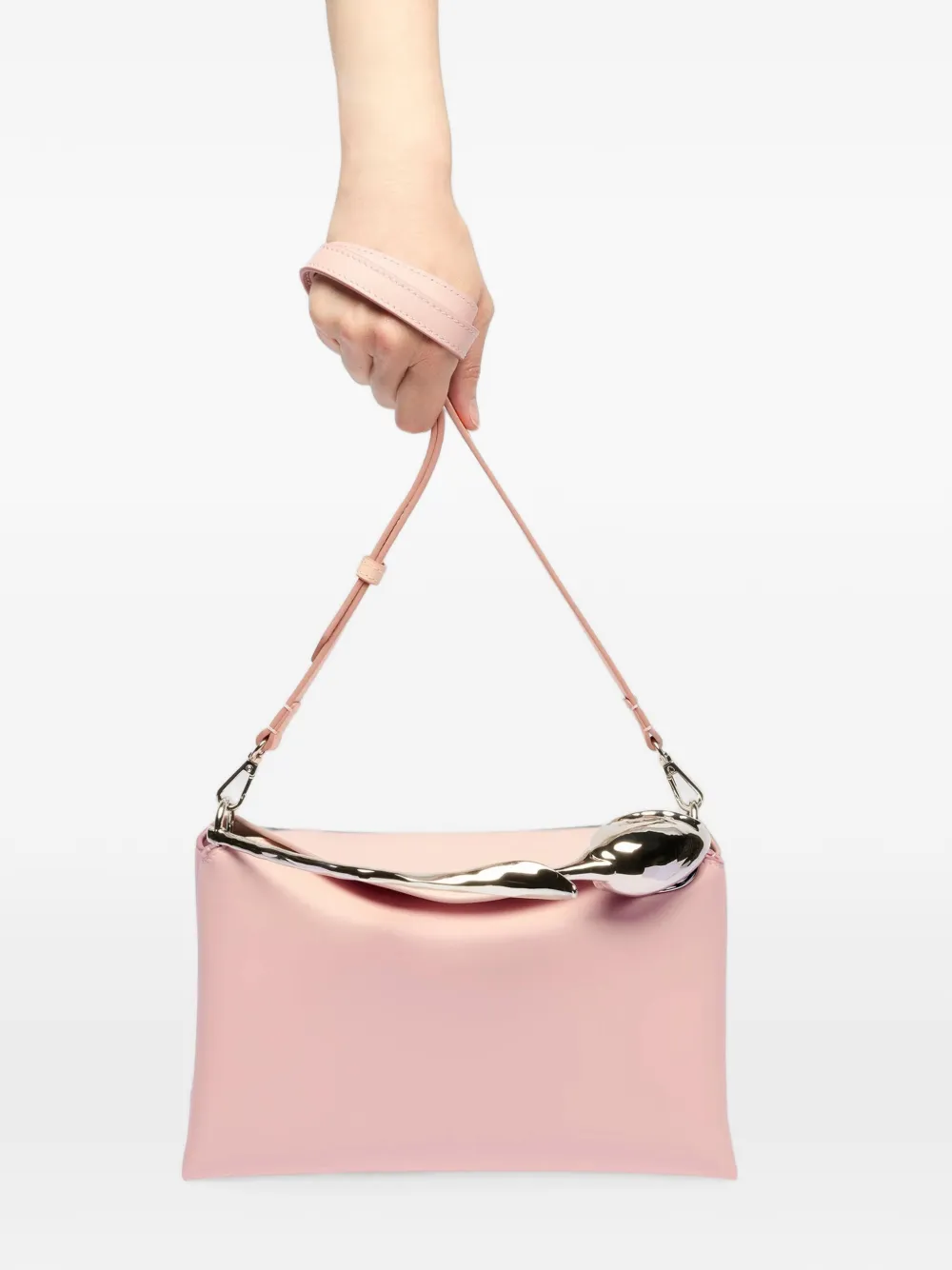 ERDEM midi Bloom leather tote bag