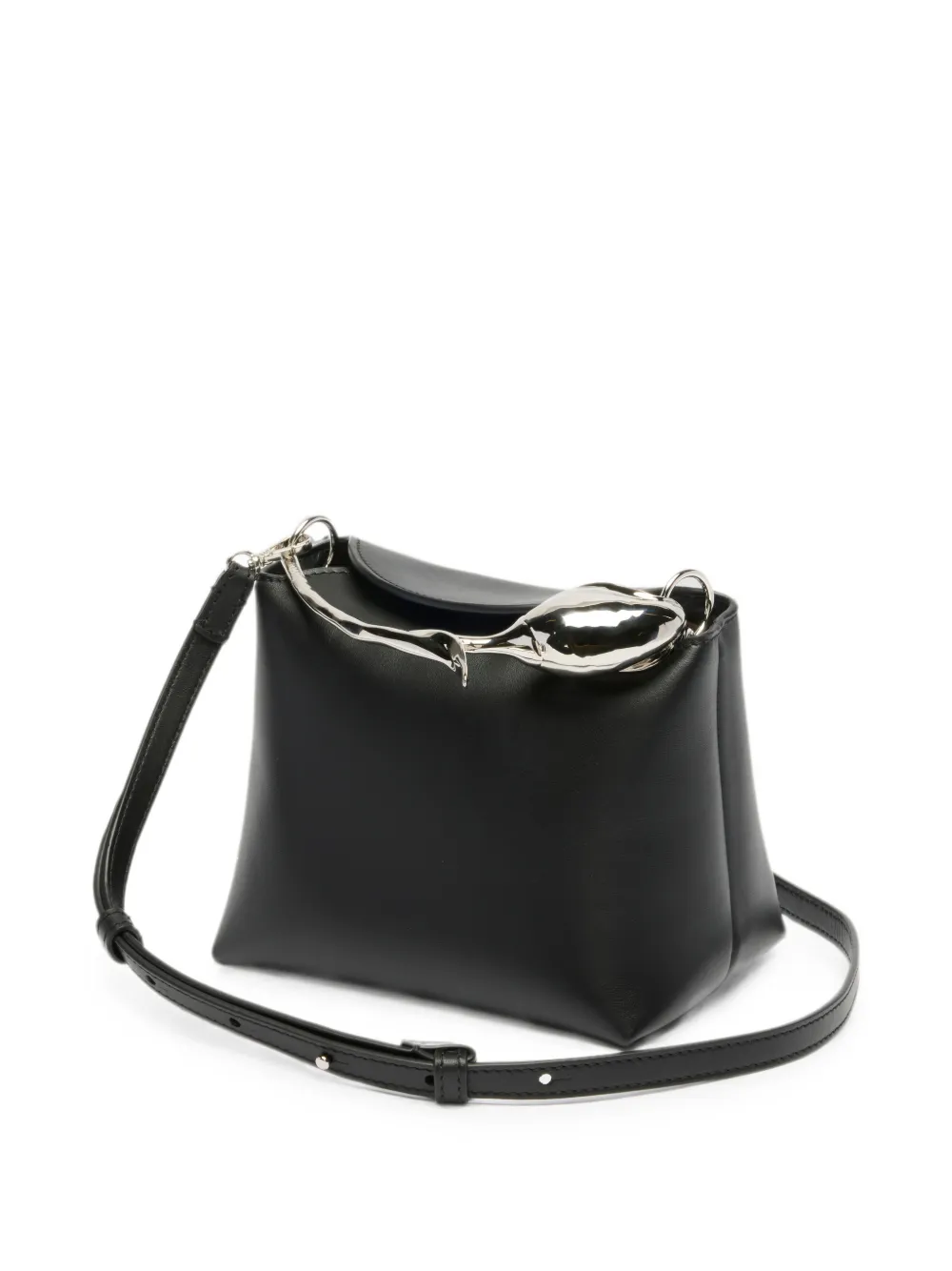 ERDEM mini Bloom tote bag Zwart