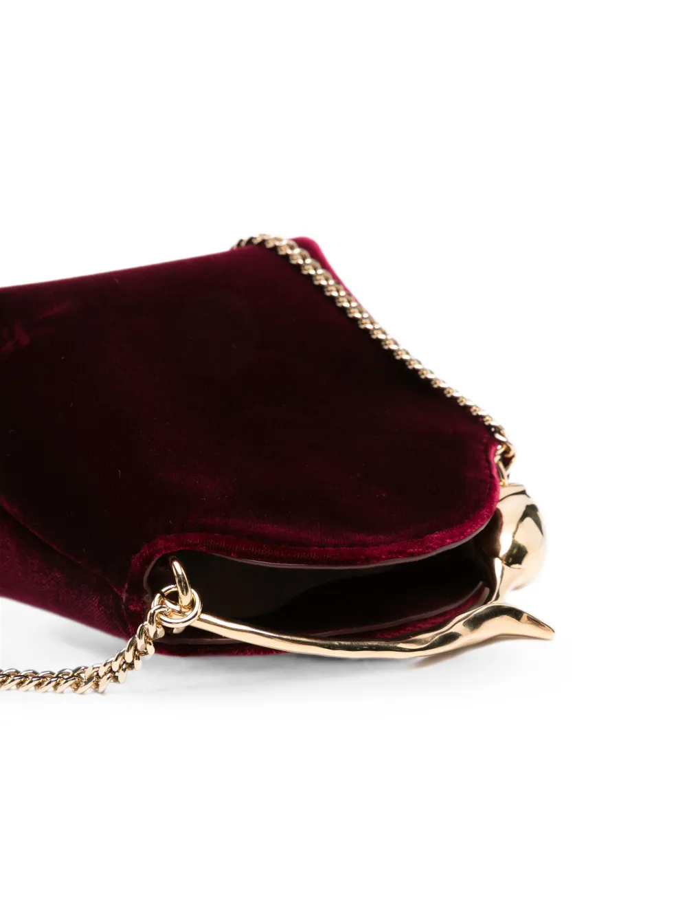 ERDEM Micro Bloom Bag in Red, view 5
