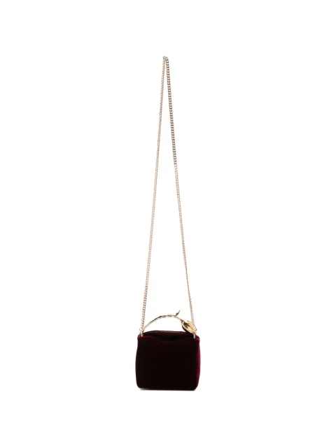 ERDEM micro Bloom velvet tote bag