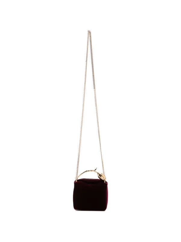 Erdem Micro Bloom Bag in Red