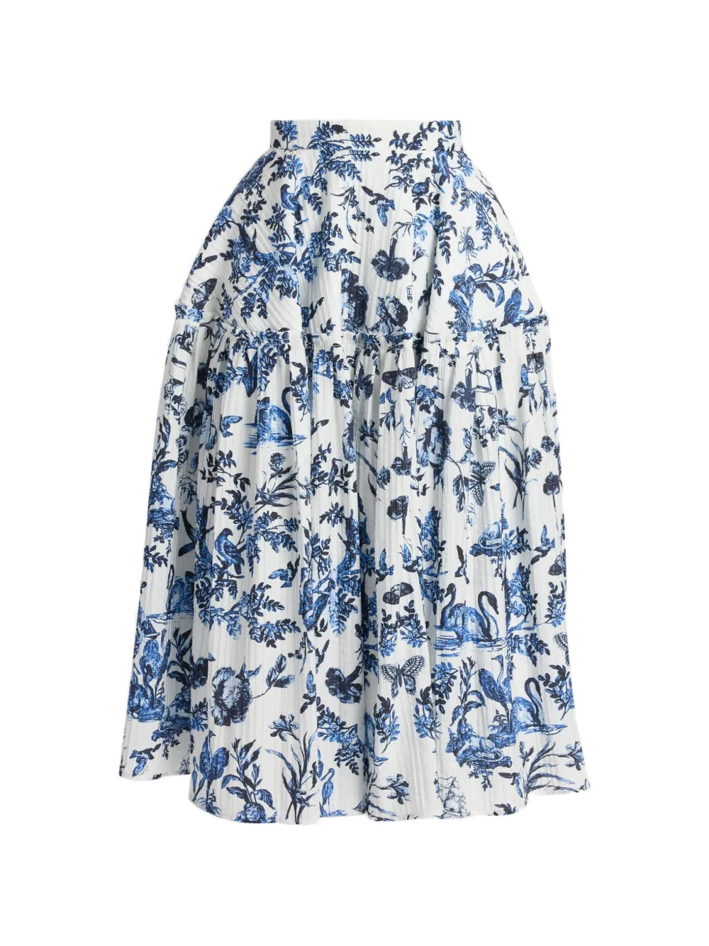 ERDEM crinkled jacquard skirt · 16