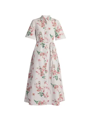 ERDEM　アーデム　ワンピース　花柄　シルク Erdem ワンピース - FARFETCH