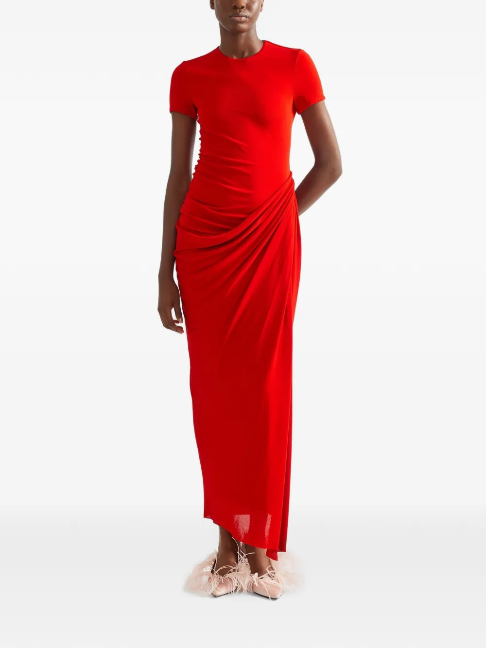 ERDEM Avondjurk met korte mouwen Rood