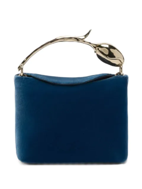 ERDEM bolso Bloom mini micro de terciopelo